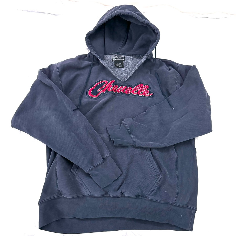 Steve And Barry’s Chevrolet Chevelle Hoodie Large Navy Blue Sweatshirt RARE